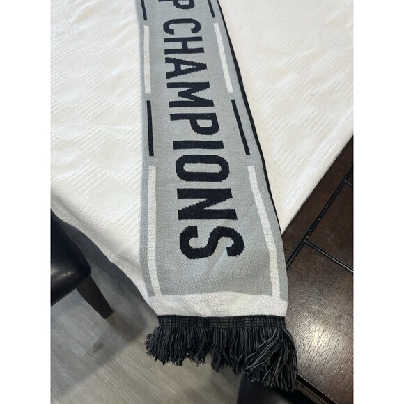 Adidas Official Atlanta United FC 2018 MLS Cup Champions Gray Black Scarf NWT - Picture 5 of 8